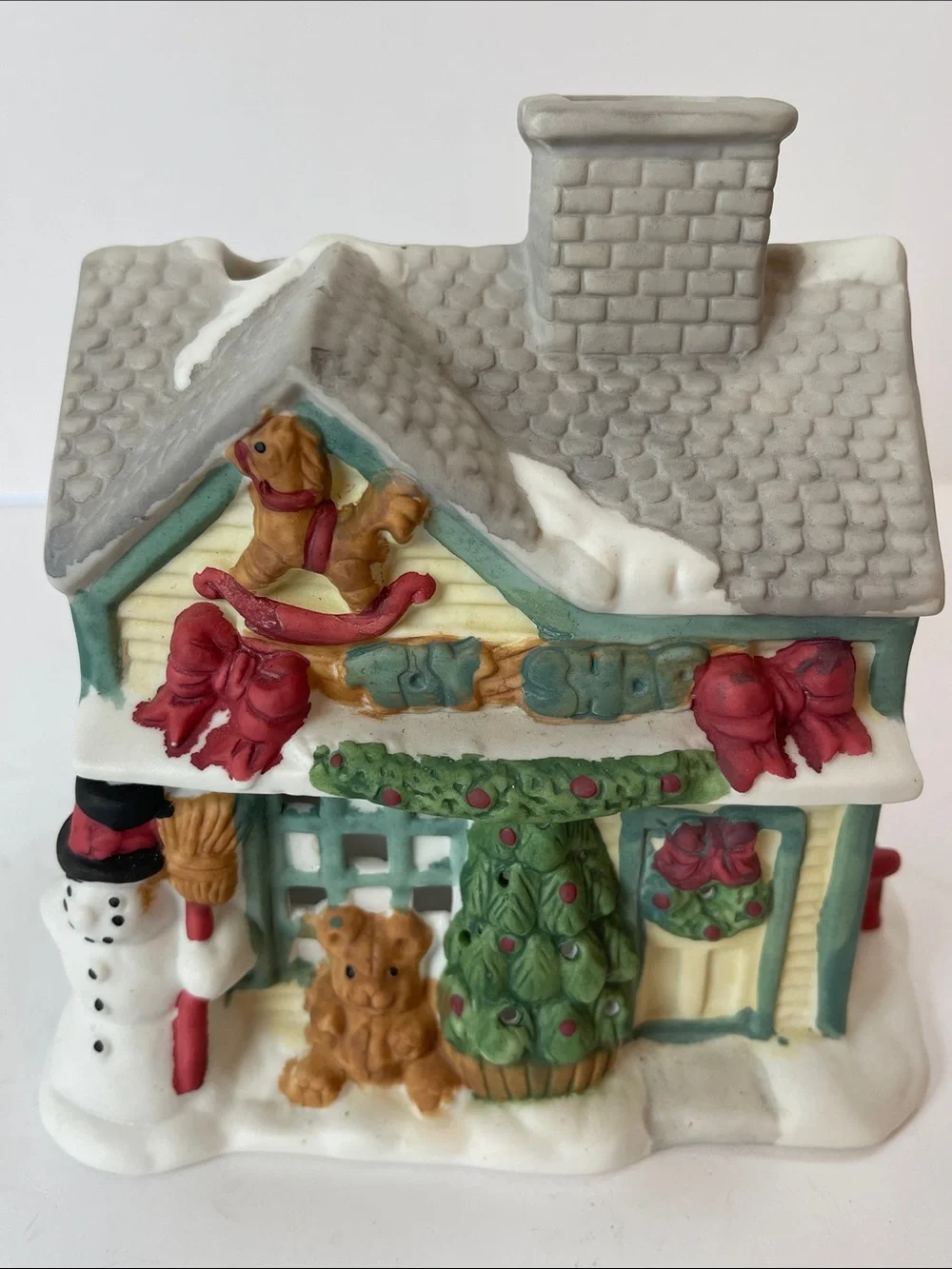 PARTYLITE HOLIDAY TOY SHOP TEALITE COTTAGE